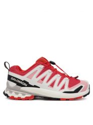 Salomon Trekkingi Xa Pro 3D V9 L47747900 Czerwony. Czerwone obuwie sportowe Salomon, z materiału, trekkingowe. Za 459.99 zł.