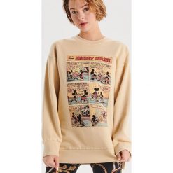 Bluza Mickey Mouse - Beżowy. Bluzy Cropp. W wyprzedaży za 49.99 zł.