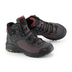 Buty wysokie trekkingowe unisex Alpine Pro Cerne 2 Vibram. Szare trekkingi Alpine Pro, ze skóry, trekkingowe. W wyprzedaży za 599.00 zł.