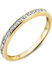 Revoni Złoty pierścionek z diamentami rozmiar: 58. Żółte pierścionki Revoni, z diamentem, złote. Za 1,087.99 zł.