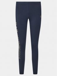 EA7 Emporio Armani Legginsy 8NTP63 TJ01Z 0555 Granatowy Skinny Fit. Niebieskie legginsy EA7 Emporio Armani, xl, bez wzorów, z bawełny. Za 179.99 zł.