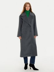 Imperial Płaszcz zimowy KI54IID Szary Loose Fit. Szare płaszcze Imperial, na zimę, m, bez wzorów, z syntetyku, bez kaptura. Za 839.99 zł.
