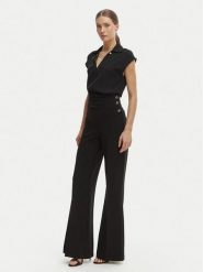 Rinascimento Spodnie palazzo CFC0020264002 Czarny Flare Fit. Czarne spodnie materiałowe Rinascimento, xs, bez wzorów, z materiału. Za 499.99 zł.