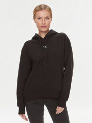 Calvin Klein Jeans Bluza J20J222539 Czarny Oversize. Czarne bluzy Calvin Klein Jeans, s, bez wzorów, z bawełny, bez kaptura. Za 259.99 zł.