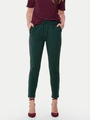 ONLY Spodnie materiałowe Poptrash 15115847 Zielony Regular Fit. Zielone spodnie materiałowe Only, xs, bez wzorów, z materiału. Za 99.99 zł.