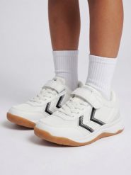 Buty halowe Hummel Multiplay Flex VC 2.0. Czerwone trekkingi Hummel, z materiału, do piłki ręcznej. Za 216.50 zł.