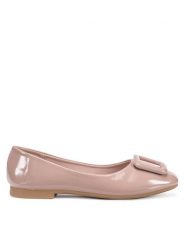 Clara Barson Baleriny WFA3513-1 Beżowy. Brązowe baleriny Clara Barson, bez wzorów, z materiału, bez obcasa. Za 69.99 zł.