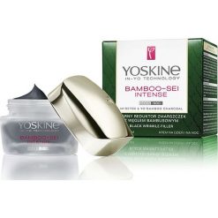 Yoskine Bamboo-Sei Intense Czarny Rekonstruktor Zmarszczek z węglem bambusowym Krem do twarzy na dzień i na noc 50ml. Kremy do twarzy marki Yoskine. Za 38.49 zł.