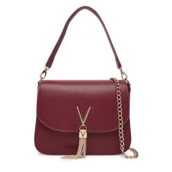 Torebka Valentino. Czerwone torebki klasyczne Valentino, bez wzorów, bez dodatków. Za 429.99 zł.