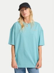 Billabong T-Shirt Reach For Sunshine EBJZT00478 Turkusowy Loose Fit. Niebieskie t-shirty Billabong, xl, bez wzorów, z bawełny, bez kołnierzyka, bez ramiączek. Za 189.99 zł.