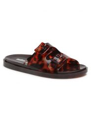 Melissa Klapki Wide Ad 32950 Brązowy. Brązowe klapki Melissa, bez wzorów, z tworzywa sztucznego, bez obcasa. Za 309.00 zł.