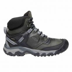 Buty trekkingowe damskie Keen Ridge Flex Mid WP. Czarne trekkingi Keen. Za 548.55 zł.