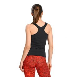 Bokserka sportowa Damska Nessi Sportswear Klasyczna Ultra. Czarne koszulki sportowe NESSI SPORTSWEAR, bez wzorów, bez ramiączek, na fitness i siłownię. Za 219.00 zł.