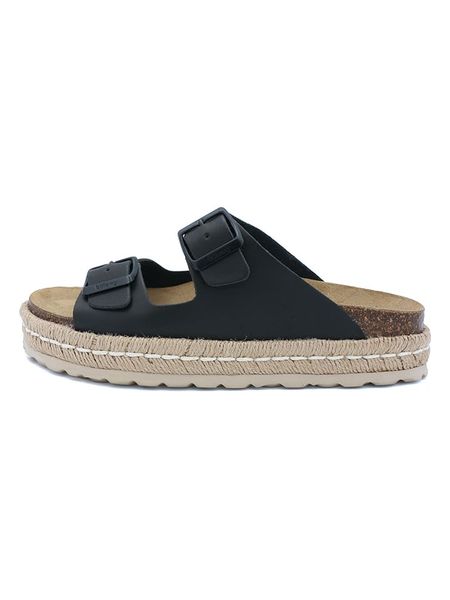 Billowy Klapki w kolorze czarnym rozmiar: 38. Czarne klapki Billowy, bez wzorów, z otwartym noskiem, bez obcasa. Za 86.78 zł.