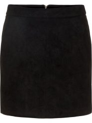 Vero Moda Spódnica "VMDONNA" w kolorze czarnym rozmiar: XS. Czarne spódnice Vero Moda, xs, bez wzorów, ze skóry, mini. Za 70.41 zł.