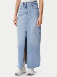 Tommy Jeans Spódnica jeansowa Claire DW0DW20581 Niebieski Regular Fit. Niebieskie spódnice Tommy Jeans, bez wzorów, z bawełny. Za 239.99 zł.