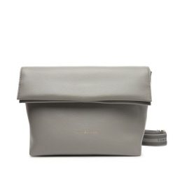 Torebka Tommy Hilfiger. Szare torebki klasyczne TOMMY HILFIGER, bez wzorów, bez dodatków. Za 599.99 zł.