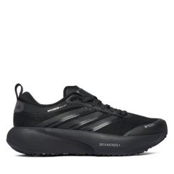 Buty do biegania adidas. Czarne obuwie sportowe Adidas, bez zapięcia, do biegania. Za 711.99 zł.
