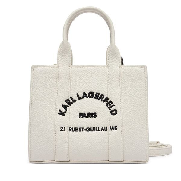 Torebka KARL LAGERFELD. Białe torebki klasyczne KARL LAGERFELD, bez wzorów, bez dodatków. Za 420.99 zł.
