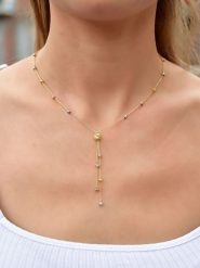 Lodie Silver Srebrny naszyjnik z elementami ozdobnymi - dł. 43 cm rozmiar: onesize. Szare naszyjniki Lodie Silver, srebrne. Za 105.95 zł.