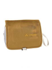 Kosmetyczka Vaude Wash Bag L - peanut butter. Brązowe kufry i kosmetyczki Vaude, bez wzorów, z materiału, duże, bez dodatków. Za 126.49 zł.