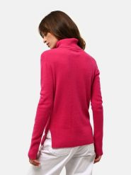 Just Cashmere Kaszmirowy sweter "Lexie" w kolorze różowym rozmiar: L. Różowe golfy Just Cashmere, l, bez wzorów, z kaszmiru, bez ramiączek. Za 343.41 zł.