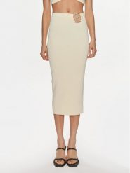 Patrizia Pepe Spódnica ołówkowa 2G0974/K021-W362 Écru Modern Slim Fit. Spódnice Patrizia Pepe, bez wzorów, z wiskozy, ołówkowe. Za 1,079.00 zł.