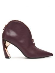 United Nude Botki Zuma Stacy Hi 1094692216 Bordowy. Czerwone botki United Nude, bez wzorów, ze skóry, bez obcasa, na słupku, bez zapięcia. Za 1,659.00 zł.