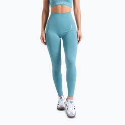 Legginsy treningowe damskie Carpatree Allure Seamless. Niebieskie legginsy sportowe Carpatree, l, bez wzorów, z elastanu, na fitness i siłownię. Za 269.99 zł.