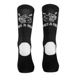 Skarpety rowerowe NORTHWAVE Ride & Beer Sock czarny. Czarne skarpety Northwave, bez wzorów. Za 49.00 zł.