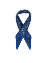 LAUREN RALPH LAUREN Chusta jedwabna Paisley Sandwashed 454P09786001 Niebieski. Niebieskie rękawiczki Lauren Ralph Lauren, bez wzorów, z jedwabiu. Za 519.99 zł.