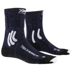 Skarpety damskie trekkingowe X-Socks Trek X Merino 4.0. Białe skarpety XBIONIC, bez wzorów, z wełny. W wyprzedaży za 140.00 zł.