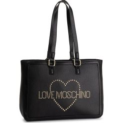 Torebka LOVE MOSCHINO - JC4070PP18LL100A Nero/Nero. Czarne shopper Love Moschino, bez wzorów, ze skóry, bez dodatków. Za 1,449.00 zł.