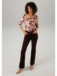 Aniston Koszulka w kolorze jasnoróżowo-brązowym rozmiar: 42. Różowe bluzki Aniston, bez wzorów, bez kołnierzyka, bez ramiączek. Za 61.45 zł.