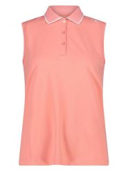 CMP Funkcyjny top polo w kolorze pomarańczowym rozmiar: 46. Pomarańczowe koszulki polo CMP, bez wzorów, z materiału, bez kołnierzyka, bez ramiączek. Za 80.95 zł.