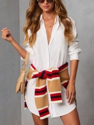 Milan Kiss Sukienka w kolorze białym rozmiar: S. Białe sukienki Milan Kiss, s, bez wzorów, z bawełny, z asymetrycznym kołnierzem, bez ramiączek, mini, asymetryczne. Za 173.99 zł.