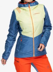 Kurtka ocieplana damska La Sportiva Mythic Primaloft Jkt. Niebieskie kurtki narciarskie La Sportiva, xs, bez wzorów, z materiału, bez kaptura, narciarskie, primaloft. Za 923.99 zł.