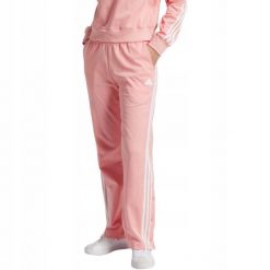 Spodnie damskie adidas Iconic Wrapping 3-Stripes Snap IX1119. Czarne spodnie materiałowe Adidas, na co dzień, bez wzorów, z bawełny. Za 229.99 zł.