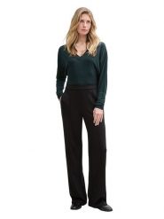 Tom Tailor Koszulka w kolorze ciemnozielonym rozmiar: XL. Zielone bluzki Tom Tailor, xl, bez wzorów, z lyocellu, bez kołnierzyka, bez ramiączek. Za 74.81 zł.