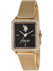 U.S. Polo Assn. Zegarek kwarcowy w kolorze złoto-czarnym rozmiar: onesize. Czarne, analogowe zegarki U.S. Polo Assn., metalowe. Za 217.99 zł.