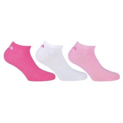 Skarpetki Fila Ladies 3-Pak Białe/Różowe Rozmiar 39-42. Czerwone skarpety Fila, bez wzorów, z bawełny. Za 79.99 zł.