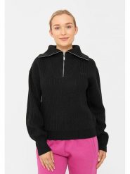 Bench Sweter "Thurynn" w kolorze czarnym rozmiar: 38. Czarne swetry Bench, bez wzorów, bez ramiączek. Za 101.23 zł.