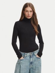 BOSS Bluzka Eliana 50548098 Czarny Slim Fit. Czarne bluzki Boss, l, bez wzorów, z lyocellu, bez kołnierzyka, bez ramiączek. Za 349.99 zł.