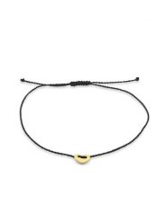 OR Carats Bransoletka z elementem ozdobnym rozmiar: onesize. Czarne bransoletki OR Carats, złote. Za 217.99 zł.