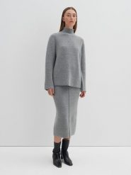 Someday Sweter w kolorze szarym rozmiar: 40. Szare swetry someday., bez wzorów, z wełny, bez ramiączek. Za 214.70 zł.