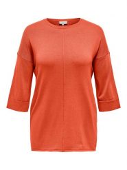 ONLY Carmakoma Sweter w kolorze pomarańczowym rozmiar: 50/52. Pomarańczowe swetry Only Carmakoma, bez wzorów, bez ramiączek. Za 57.20 zł.