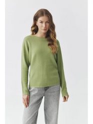 TATUUM Sweter w kolorze jasnozielonym rozmiar: M. Zielone swetry Tatuum, m, bez wzorów, ze splotem, bez ramiączek. Za 151.45 zł.