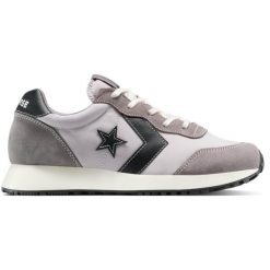 Buty sportowe Converse Omega Trainer. Szare obuwie sportowe Converse, z zamszu, bez zapięcia, na fitness i siłownię. Za 490.00 zł.