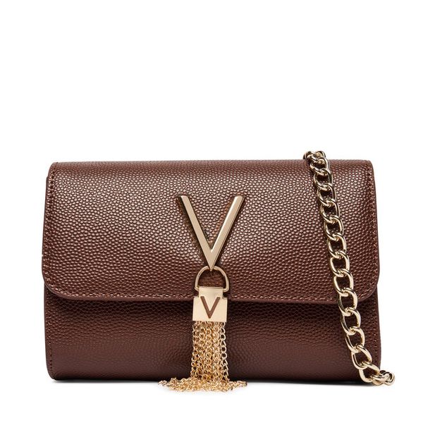 Torebka Valentino. Brązowe listonoszki Valentino, bez wzorów, bez dodatków. Za 286.99 zł.
