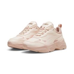 Buty Sportowe Damskie Puma Cassia Sl. Brązowe obuwie sportowe Puma, z materiału, bez zapięcia. Za 479.00 zł.
